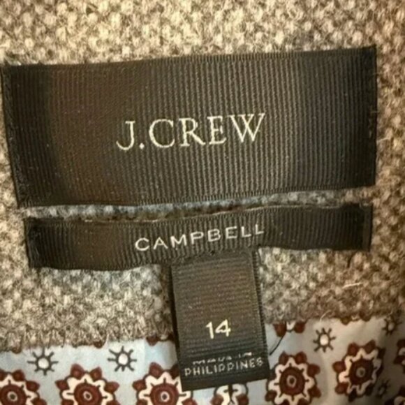 RARE! J.Crew Campbell Blazer jacket in Donegal Wool 14 - Picture 9 of 14